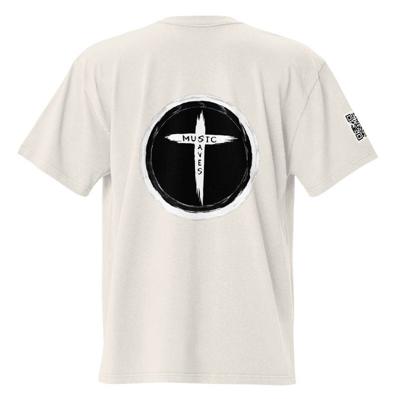 hArdCORE oversized Tee - Music Saves