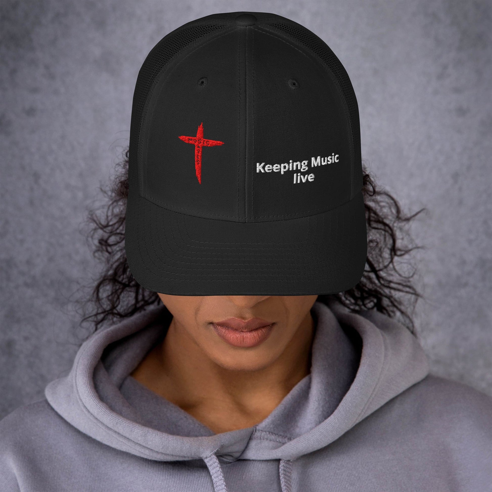 Music Saves Trucker Cap - Music Saves