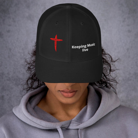 Music Saves Trucker Cap - Music Saves